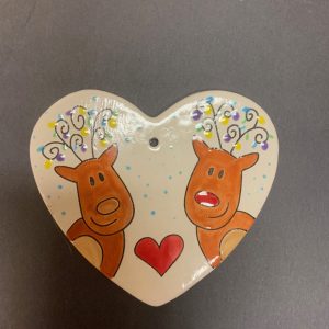 Reindeer Party Ornament