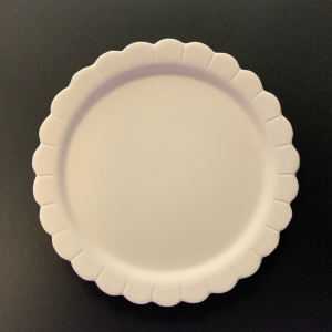 Scalloped Dessert Plate