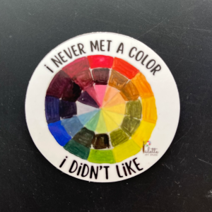 Color Wheel Vinyl Sticker